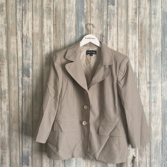 NWT Evan Picone Women's 2pc Pant Suit Set Sz 14 Loden Ivor Office Corpcore NWT - Picture 3 of 10